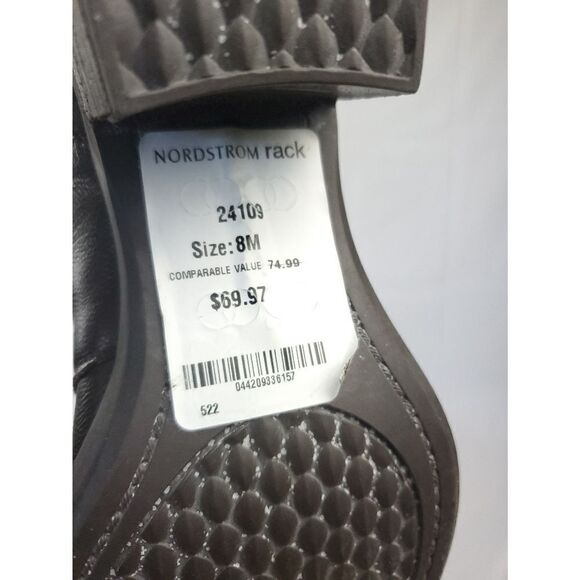 Hush Puppies Brown Leather low Heeled ankle Boots w laces sz 8 - Picture 8 of 8